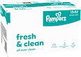 Nedves törlőkendő, Fresh & clean, 12x52 db Pampers baby-dry