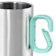 Tasse mit Karabinerhaken grün on tour Profissimo