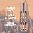 Črtalo za oči 2v1 Sculpting Stix, 14 Mocha Contour MAYBELLINE NEW YORK