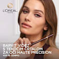 Tekoče črtalo za oči Haute Precision, 50 Bordeaux Cashmere L'ORÉAL PARiS