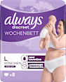 discreet Pants Inkontinenz Wochenbett, Gr. L always