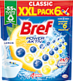 Тоалетно блокче Power Aktiv Lemon, 6x50 g Bref