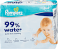 Nedves törlőkendő 99% vízzel, 3x60 db Pampers