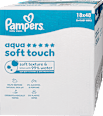 Nedves törlőkendő Aqua Soft Touch 99% vízzel, 18x48 db Pampers baby-dry