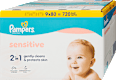 Nedves törlőkendő sensitive, 9x80 db Pampers