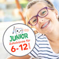 Zahnbürste Kinder Junior, 6-12 Jahren (Doppelpack) elmex
