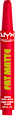Rúž na pery Fat Matte Smooth - 15 Fuzzy Flame NYX PROFESSIONAL MAKEUP