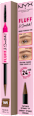 Púdrová ceruzka na obočie Fluff & Snatch - 02 Taupe NYX PROFESSIONAL MAKEUP