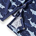 Schlafanzug mit Haifisch-Muster, blau, Gr. 62/68 ALANA