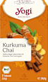 Gewürztee "Kurkuma Chai" mit Kurkuma, Zimt & Ingwer (17 Beutel) YOGI TEA