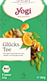 Kräutertee "Glücks Tee" mit Zimt, Hopfen & Orangenschale (17 Beutel) Yogi
