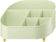 Schreibtisch-Organizer aus Kunststoff, mint/gelb (22,5x15,5x14 cm) dm home