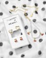 Halskette mit Perlen & Kirschen, Gold-Optik ebelin