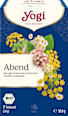Kräutertee "Abend" mit Fenchel, Kamillenblüten & Baldrian (17 Beutel) YOGI TEA