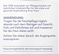 Nachtcreme Q10 & Aprikosenkernöl Florena