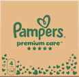 Pelene premium care mjesečno pakiranje, vel. 4 (9 – 14 kg) Pampers Premium Care