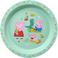 Teller grün, Peppa Pig babylove