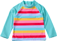 UV Shirt mit Streifen-Muster, bunt, Gr. 98/104 PUSBLU
