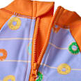 UV Badeoverall mit Donut-Muster, lila & orange, Gr. 86/92 PUSBLU