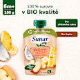 BIO příkrm v sáčku Jablko, banán, ananas, kokos Sunar