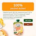 BIO příkrm v sáčku Jablko, banán, ananas, kokos Sunar