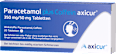 Paracetamol plus Coffein axicur 350 mg / 50 mg Tabletten axicur