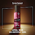 Deospray Loyal Man Ginger Geranium Amber bruno banani