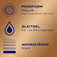 Kondome Natural Feeling, latexfrei, Breite 56mm Durex