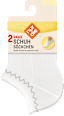 Schuhsöckchen weiß, Gr. 39-42 (2 Paar) nur die