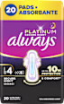 Damski nočni vložki Platinum Secure Night always