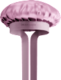Haarhaube Satin, Purple DEJAN GARZ