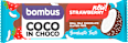 tyčinka Coco in Choco s příchutí jahoda bombus