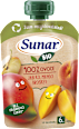 BIO příkrm v sáčku Jablko, mango, broskev Sunar