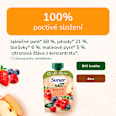 BIO příkrm v sáčku Jablko, jahoda, borůvka, malina Sunar