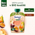 BIO příkrm v sáčku Jablko, hruška, marakuja Sunar