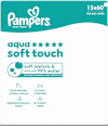 Vlhčené utierky Aqua Soft Touch 15 x 60 Pampers
