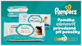 Vlhčené utierky 99 % water 18 x 60 Pampers baby-dry