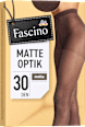 Ženske mat hlačne nogavice 30 DEN, 38/40, mokka Fascino