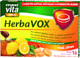 pastilky HerbaVOX med, citron maxi vita