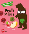 ovocné minis tlapičky s příchutí jahoda a jablko 5x20 g Bear