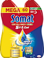 Detergent za strojno pomivanje posode Excellence Premium, MEGA, 2 x 540 ml Somat