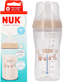 Butelka z miernikiem temperatury 260 ml Perfect Match smoczek 3+ Małpka  NUK