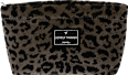 Kulturtasche Leoprint klein braun manòu