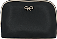 Kulturtasche mit Schleife groß schwarz manòu