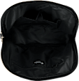Kulturtasche mit Schleife groß schwarz manòu