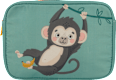 Kulturtasche Kinder Affe türkis manòu