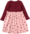 Kleid mit Ripp-Struktur, rot, Gr. 98 ALANA