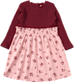 Kleid mit Ripp-Struktur, rot, Gr. 98 ALANA