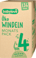 Windeln Öko Gr. 4 maxi (8-14 kg) Monatspack babylove nature