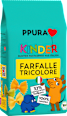Nudeln, Farfalle tricolore für Kinder  PPURA